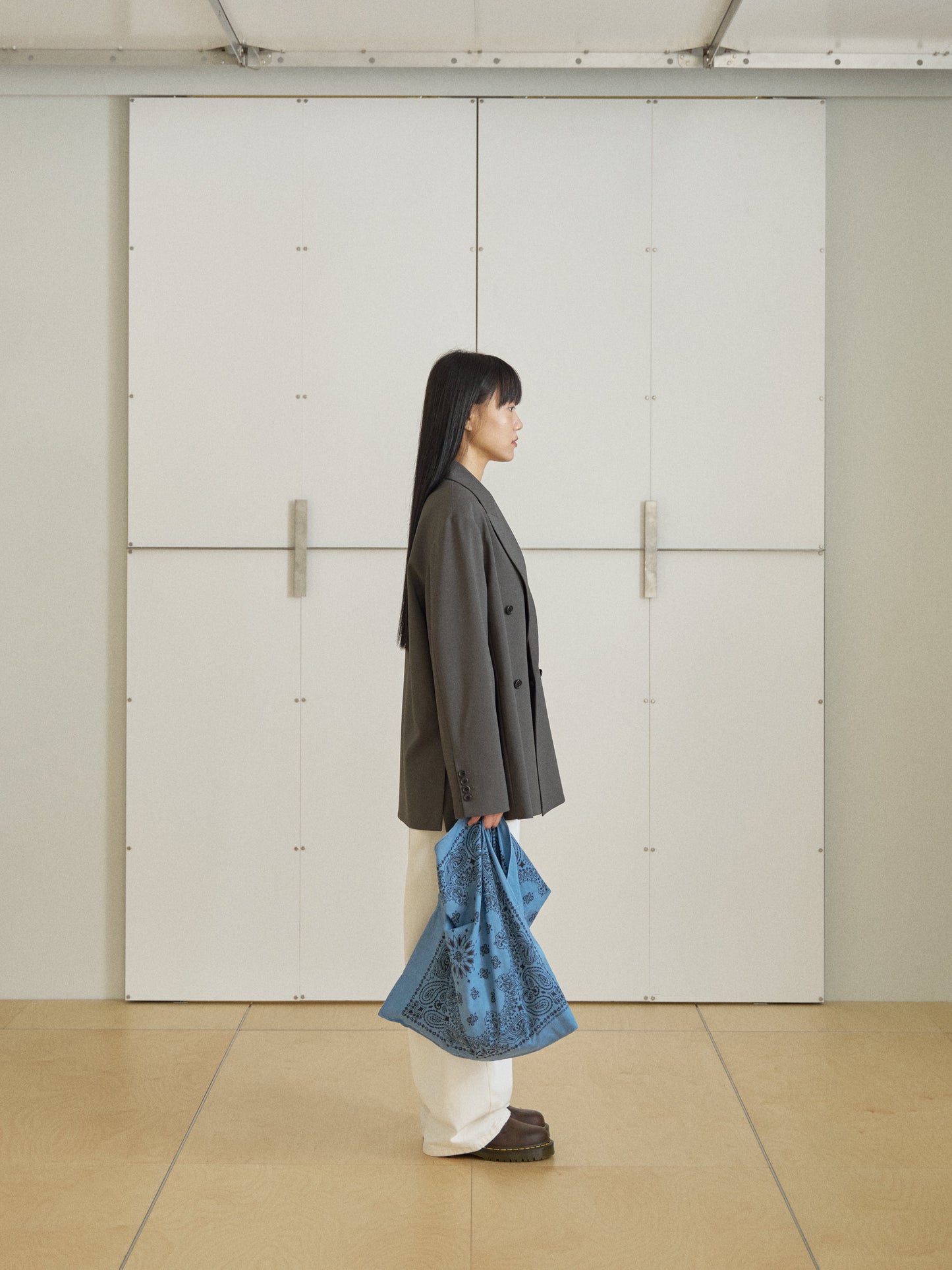 Pigment Square Bag-Blue