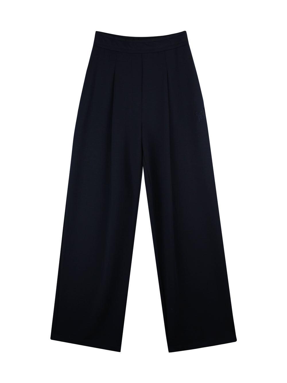 【HER&SHE 2025AW】Double Face Symbol Clean Tuck Pants (25F/W)