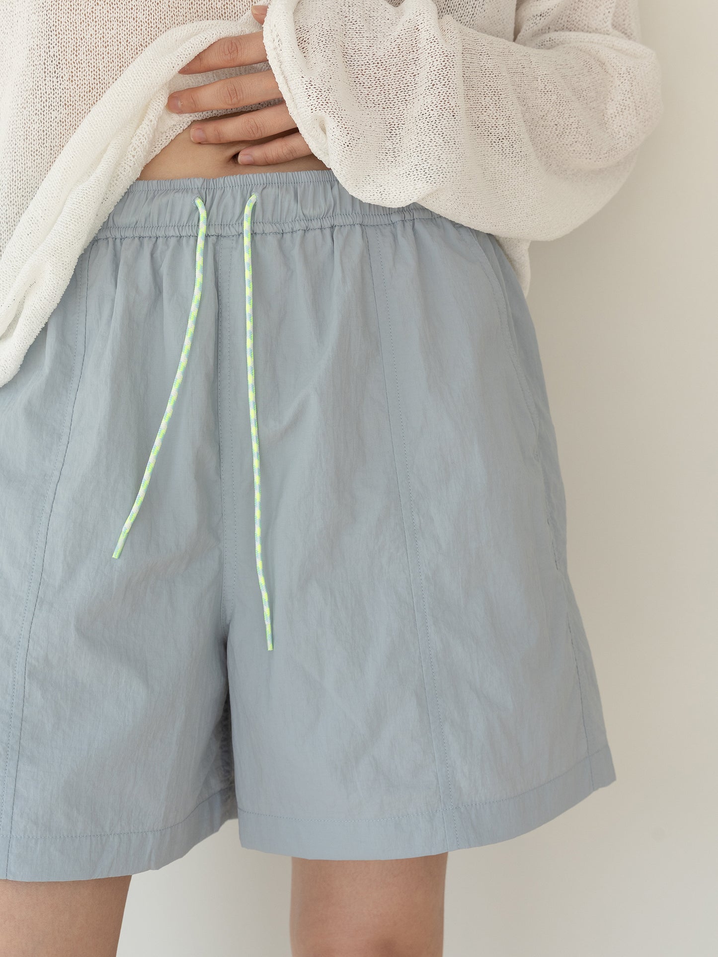 Liptop Harlf Pants-BLUE