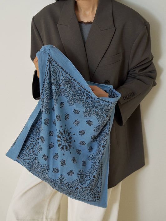 Pigment Square Bag-Blue