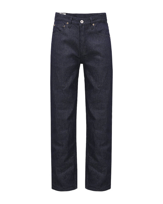 LOT.227 ONE WASH SASHIKO PANTS -INDIGO