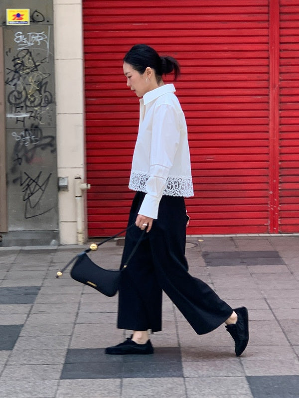 【HER&SHE 2025AW】A Lace Bell Shirt