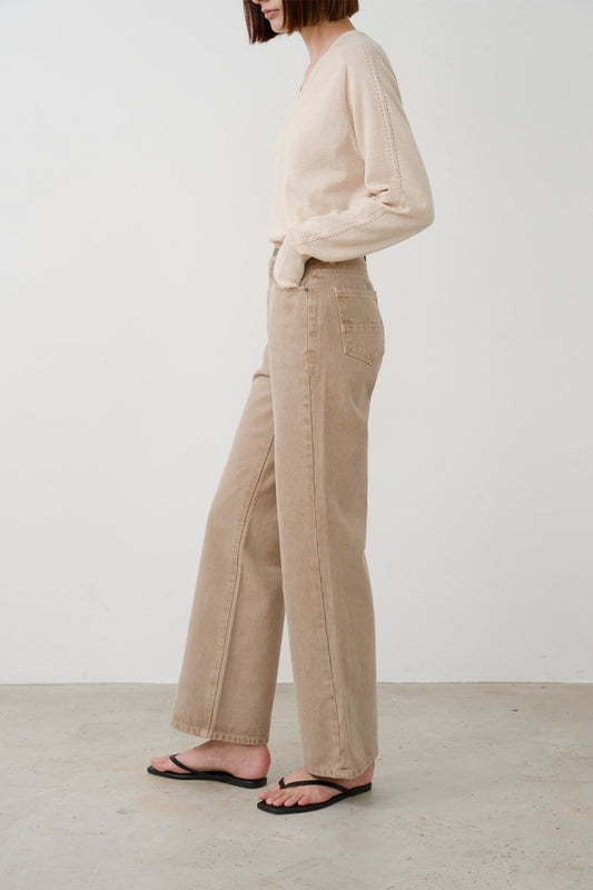 【HER&SHE 2025AW】Pink label denim #65WashingDyingDenimPants ver.