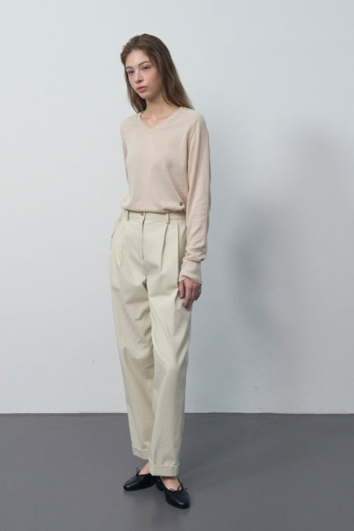 【HER&SHE 2025AW】Soft Punching Wool Knitwear
