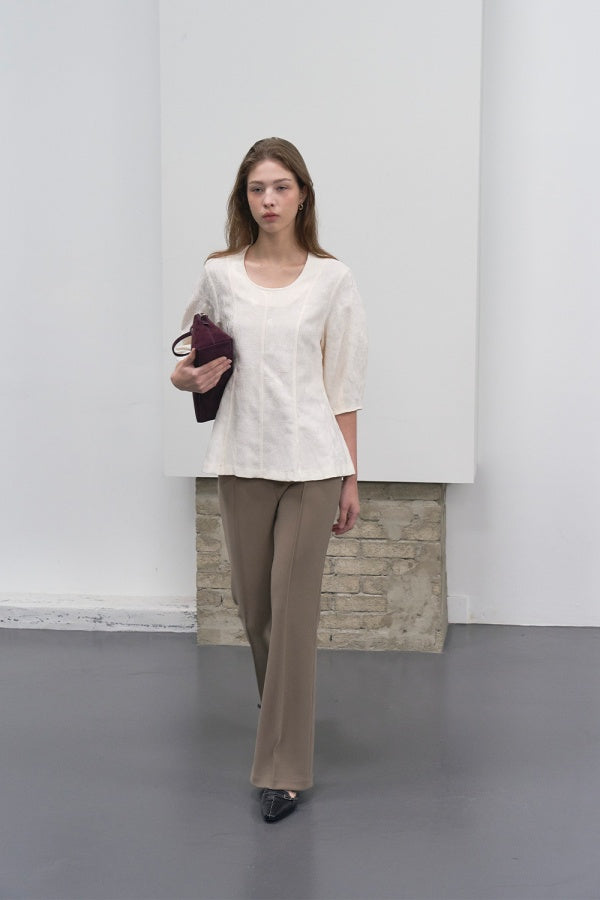 【HER&SHE 2025AW】Charlotte Flared Blouse