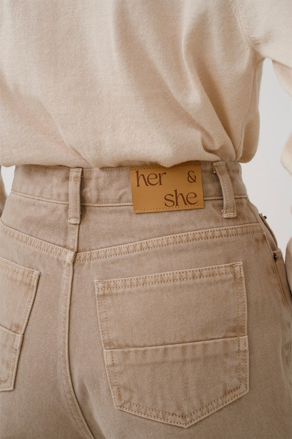 【HER&SHE 2025AW】Pink label denim #65WashingDyingDenimPants ver.