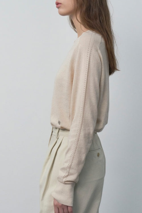 【HER&SHE 2025AW】Soft Punching Wool Knitwear
