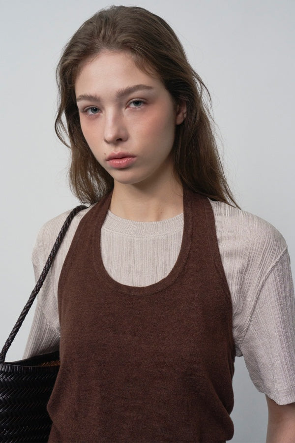 【HER&SHE 2025AW】Double Lip Texture Tee