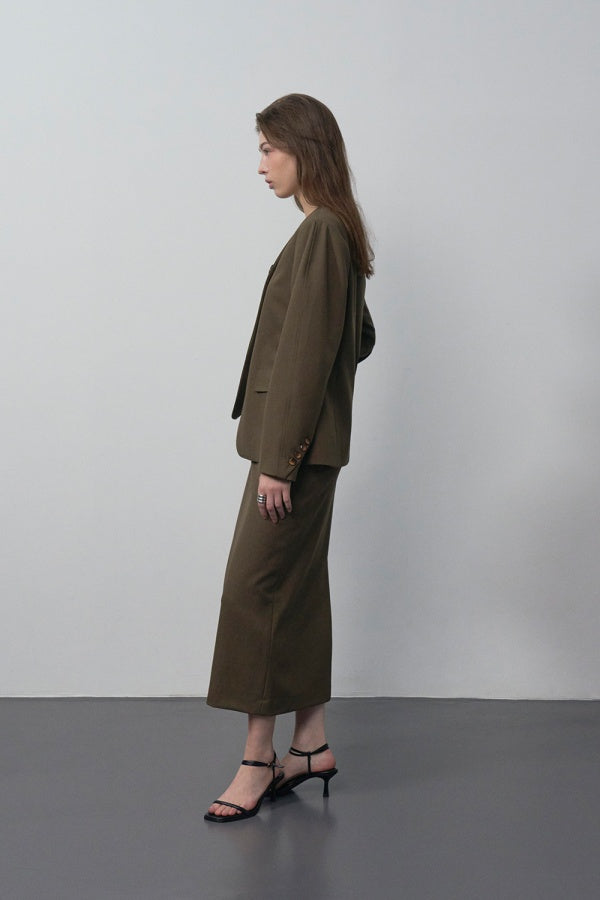 【HER&SHE 2025AW】A Modern Column Skirt