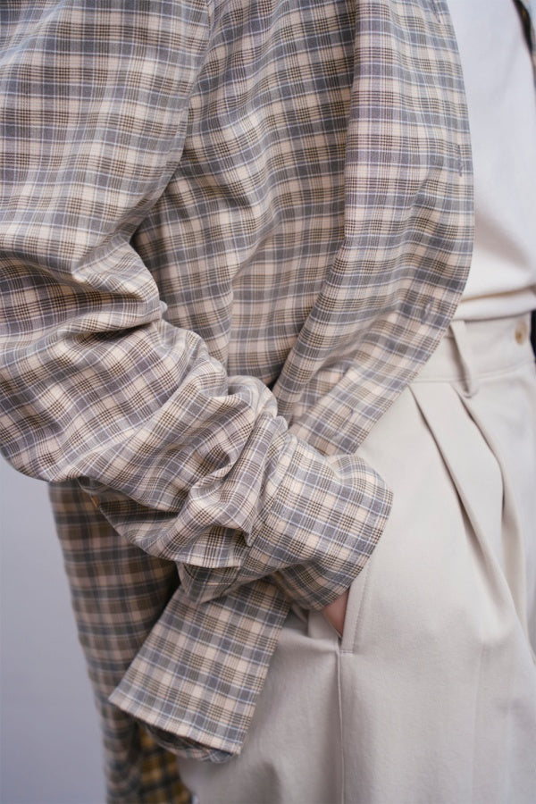 【HER&SHE 2025AW】A Carin Checkered Shirt