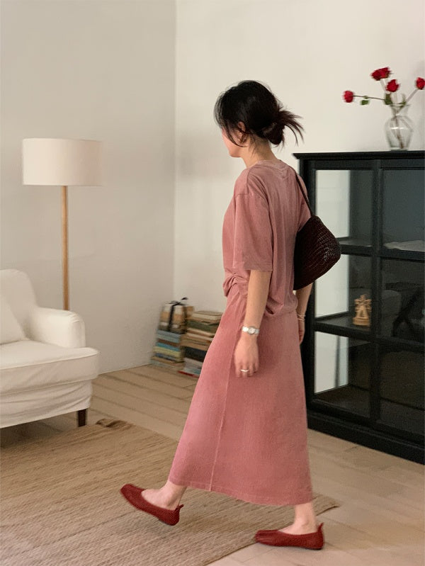 【HER&SHE 2025AW】Velvet Cozy T-shirt