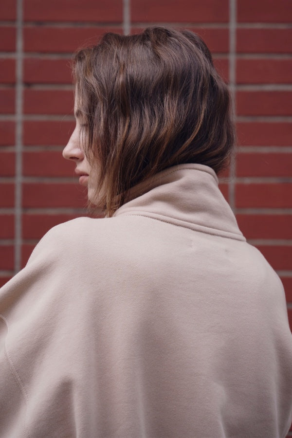 【HER&SHE 2025AW】Paisley Semi Zip-Up Sweatshirt