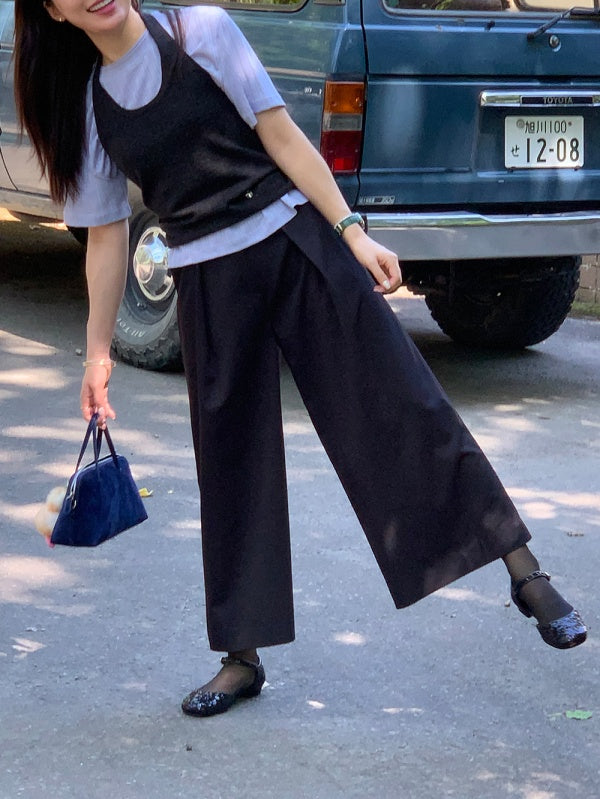 【HER&SHE 2025AW】Deep Pleated Trouser