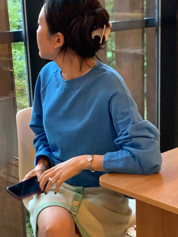 【HER&SHE 2025AW】Raglan A Symbol Sweatshirt