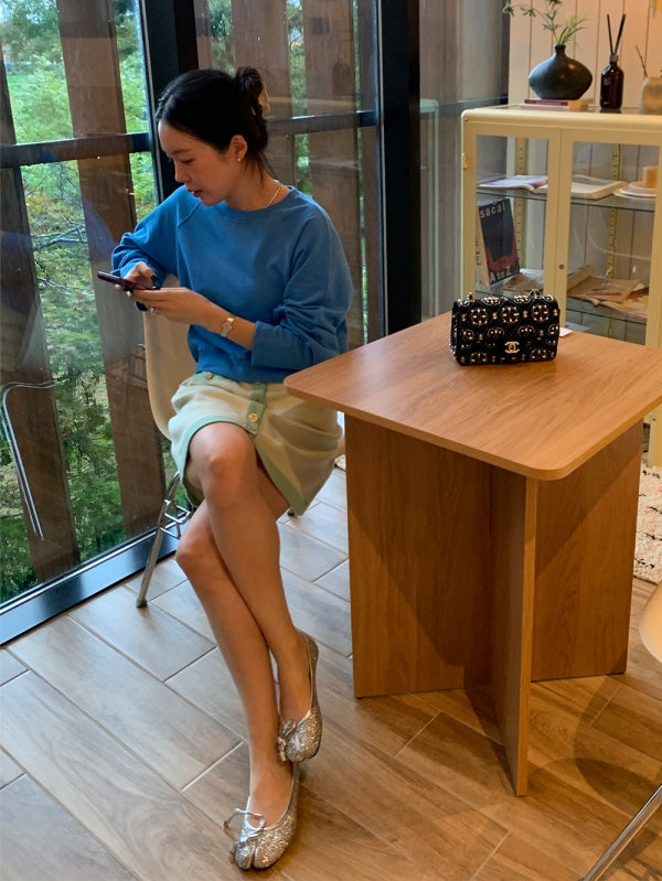 【HER&SHE 2025AW】Raglan A Symbol Sweatshirt