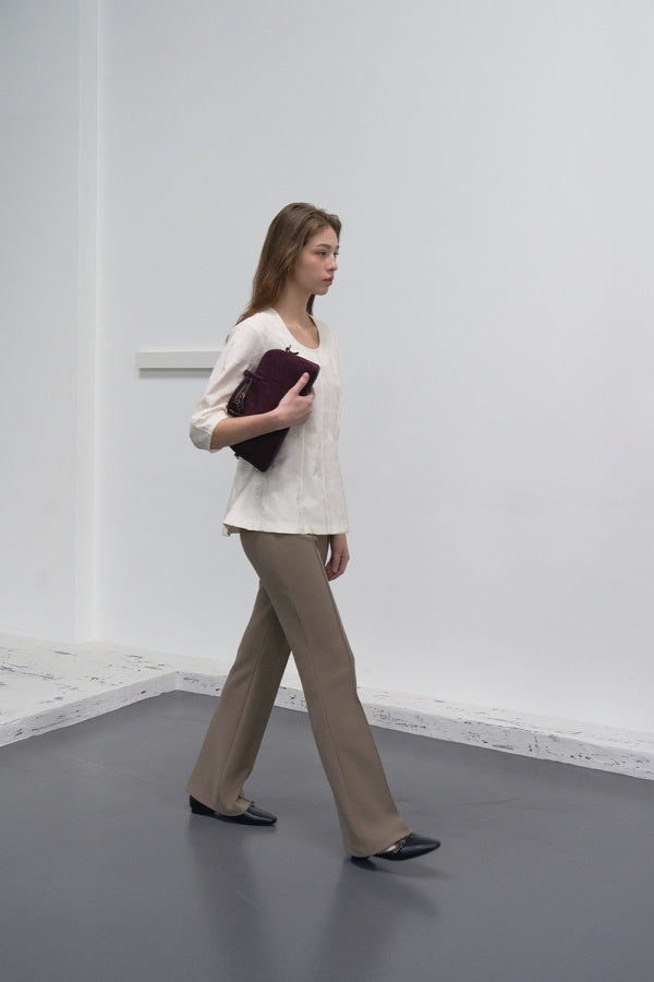 【HER&SHE 2025AW】Charlotte Flared Blouse