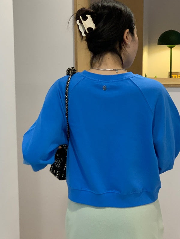 【HER&SHE 2025AW】Raglan A Symbol Sweatshirt