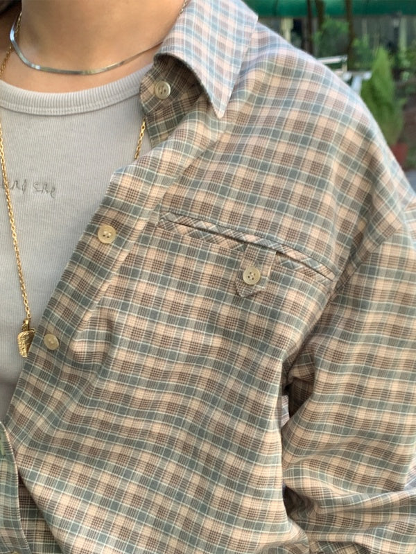 【HER&SHE 2025AW】A Carin Checkered Shirt