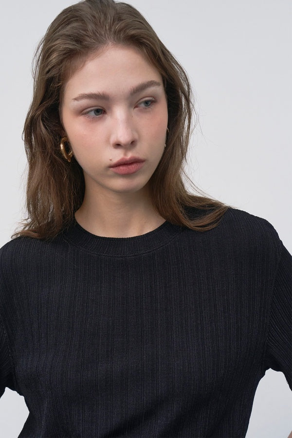 【HER&SHE 2025AW】Double Lip Texture Tee