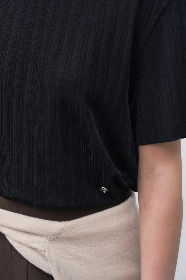 【HER&SHE 2025AW】Double Lip Texture Tee