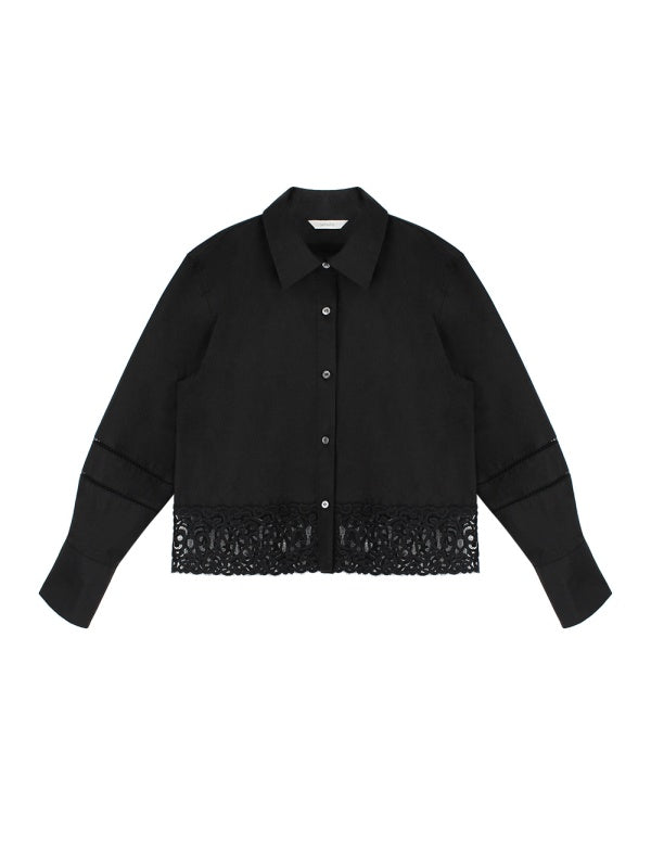 【HER&SHE 2025AW】A Lace Bell Shirt