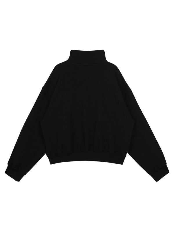 【HER&SHE 2025AW】Paisley Semi Zip-Up Sweatshirt