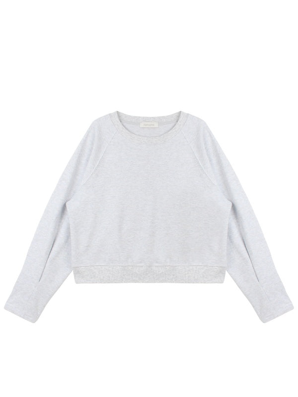 【HER&SHE 2025AW】Raglan A Symbol Sweatshirt