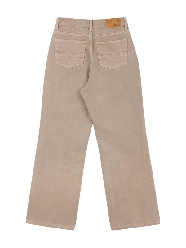 【HER&SHE 2025AW】Pink label denim #65WashingDyingDenimPants ver.