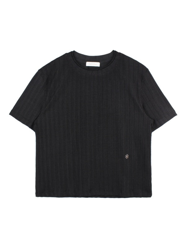 【HER&SHE 2025AW】Double Lip Texture Tee