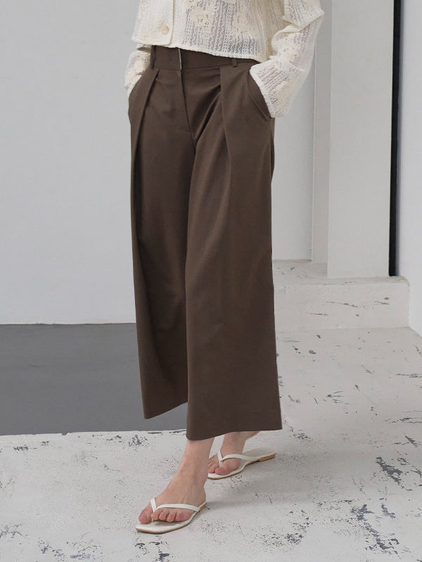 【HER&SHE 2025AW】Deep Pleated Trouser