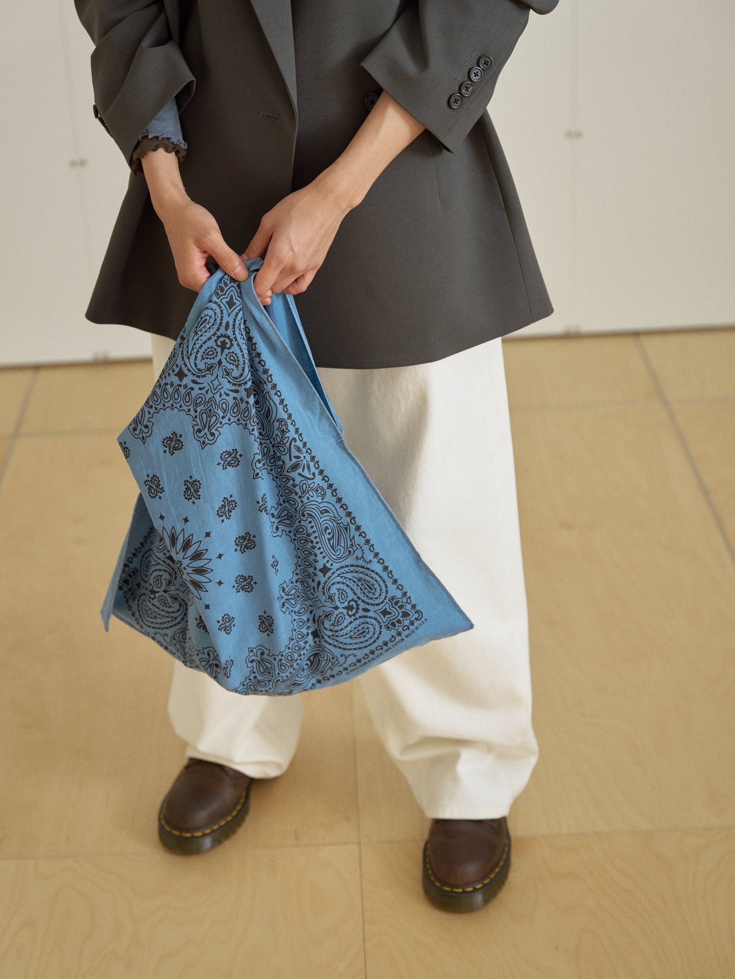 Pigment Square Bag-Blue