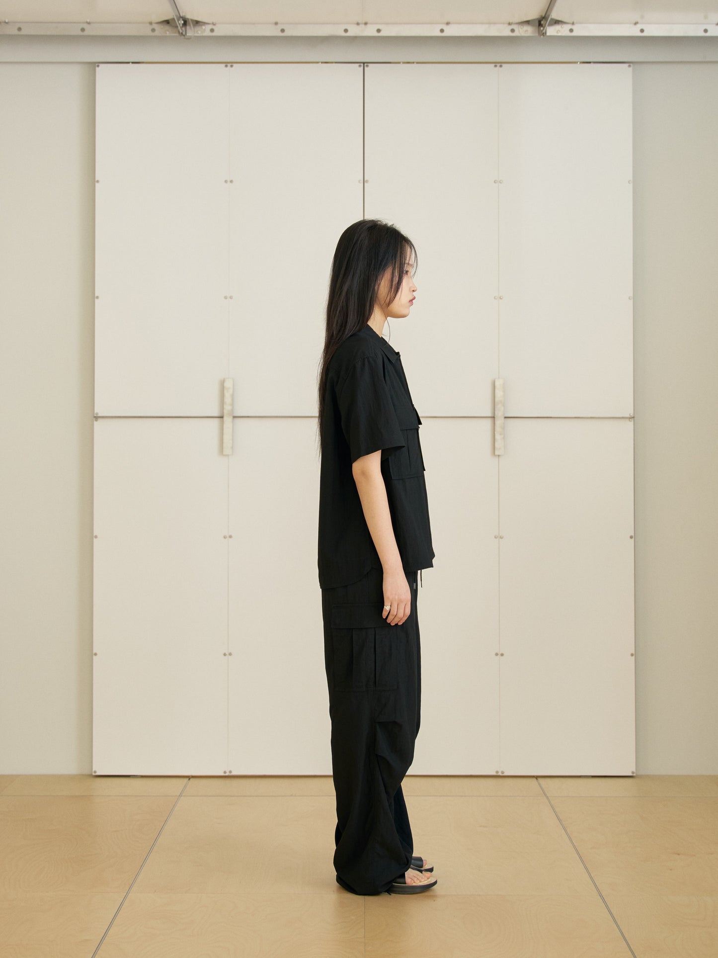 Ray Half Shirt - Black