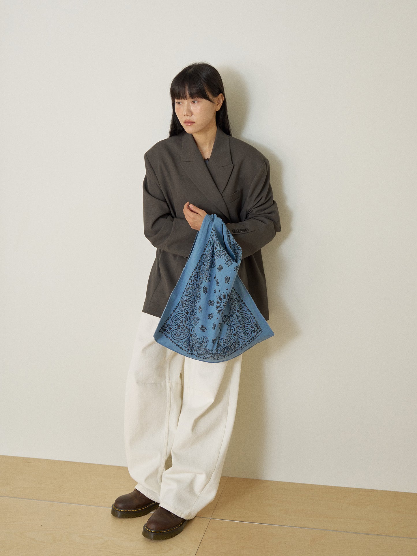 Pigment Square Bag-Blue