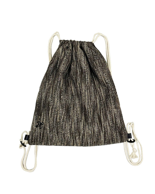 CTW knit pattern gym sack -BROWN