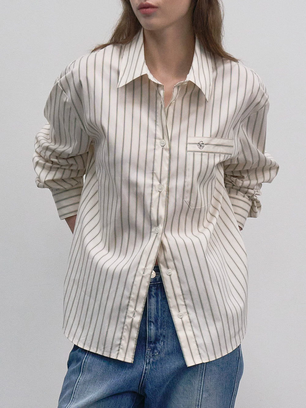 【HER&SHE 2025AW】A St. Stripe Shirt