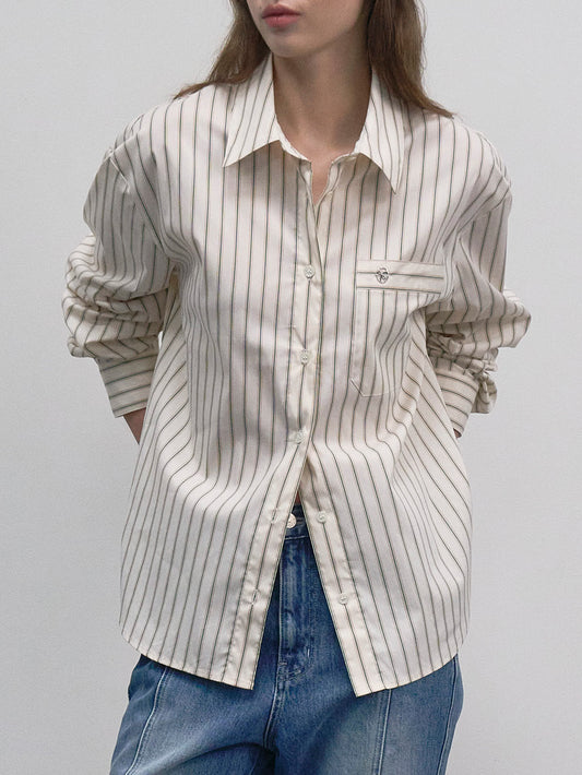 【HER&SHE 2025AW】A St. Stripe Shirt