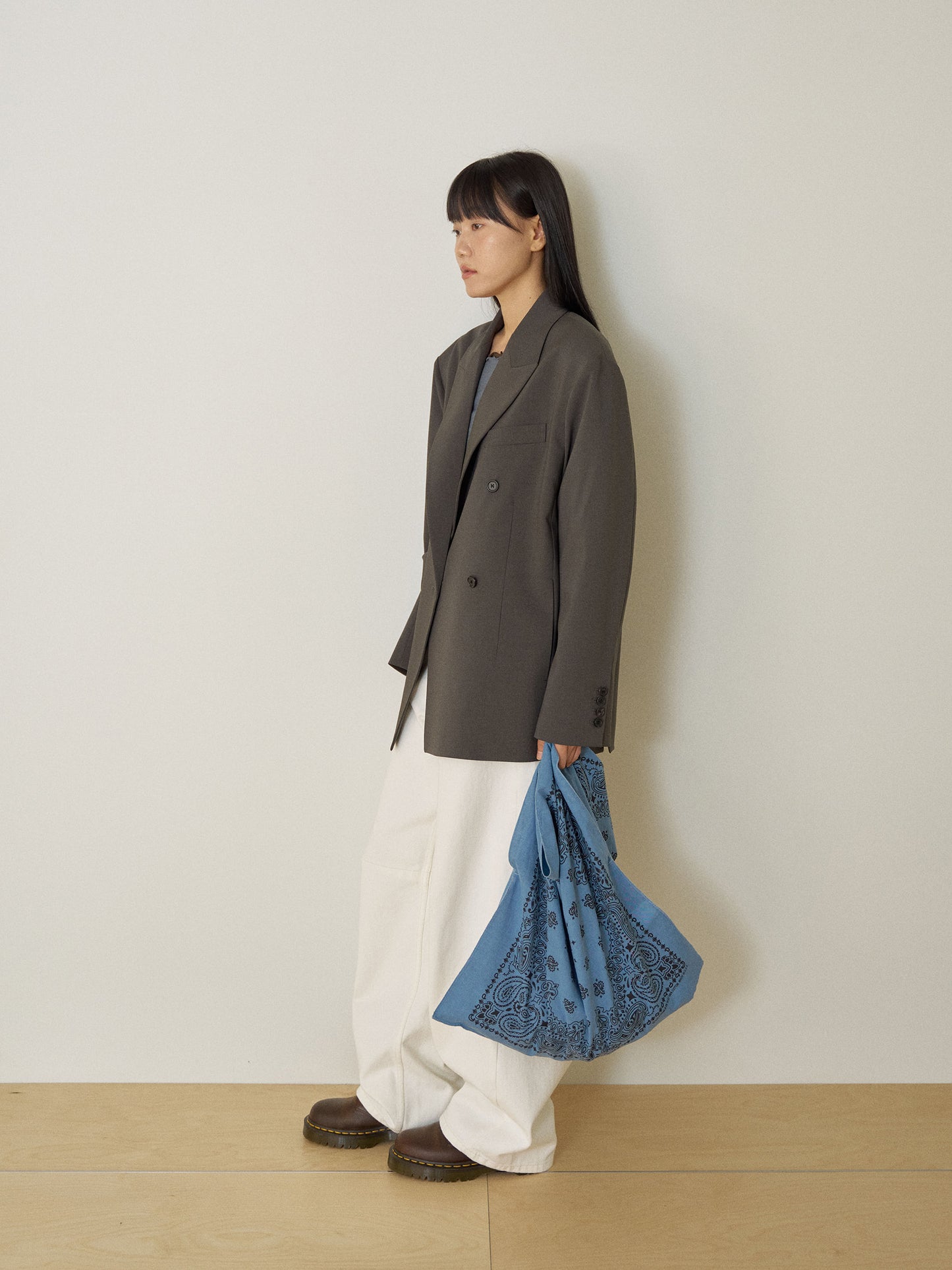 Pigment Square Bag-Blue