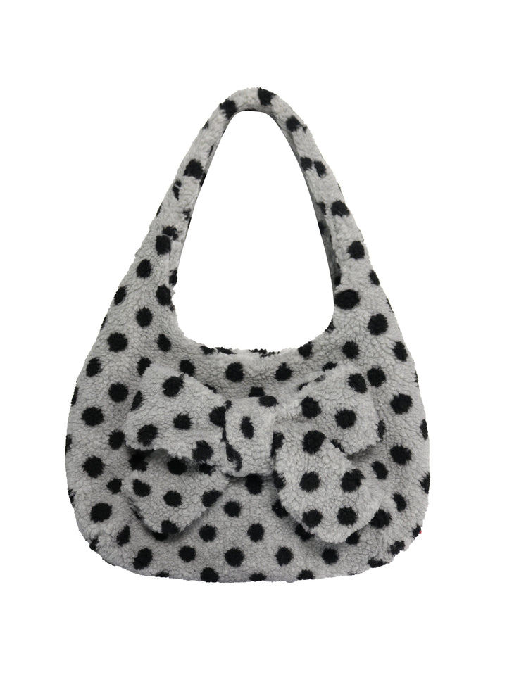 DOT FLUFFY SHOULDER BAG-DOT