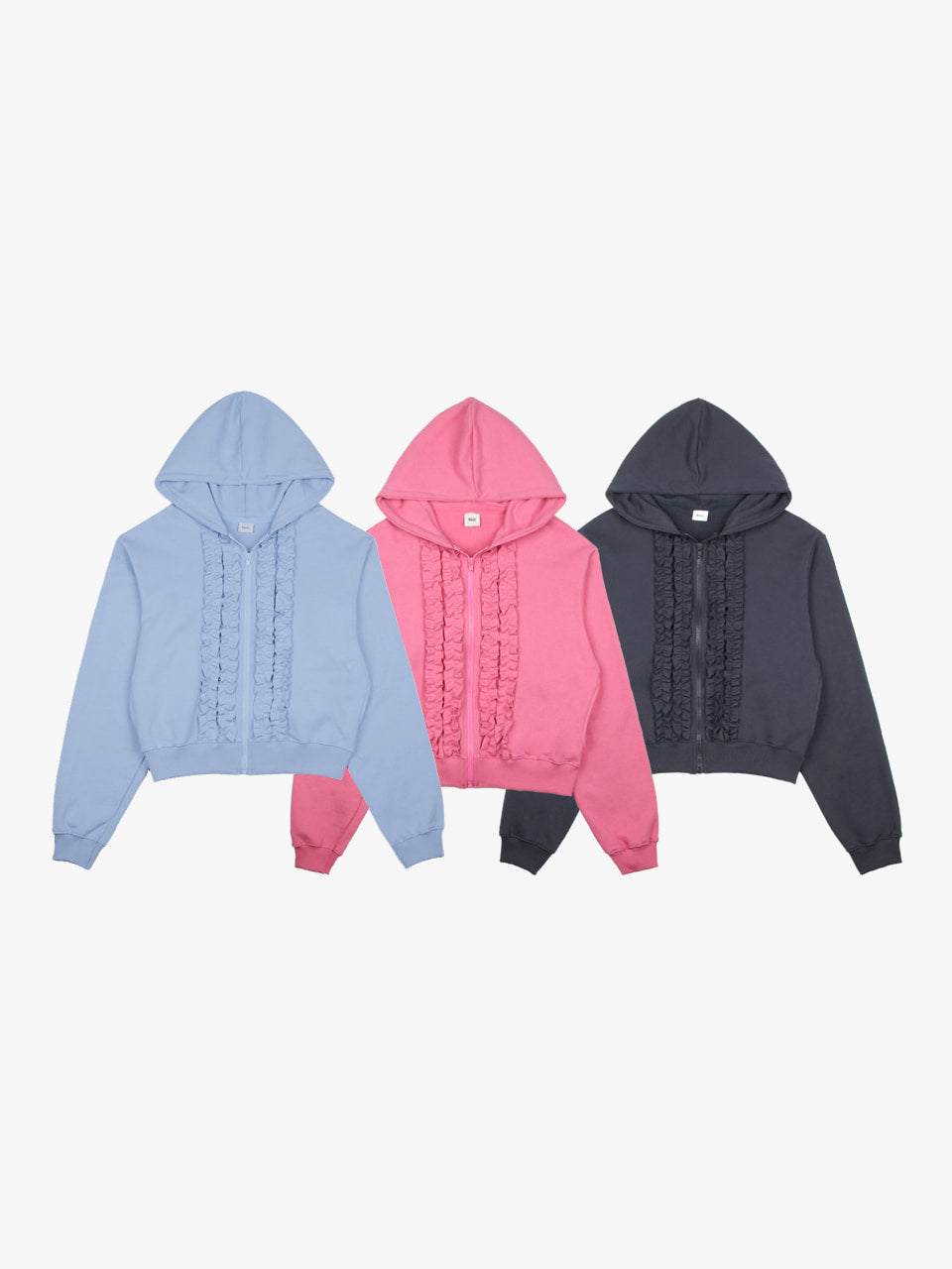 Frill Hoody jumper ( 3color )