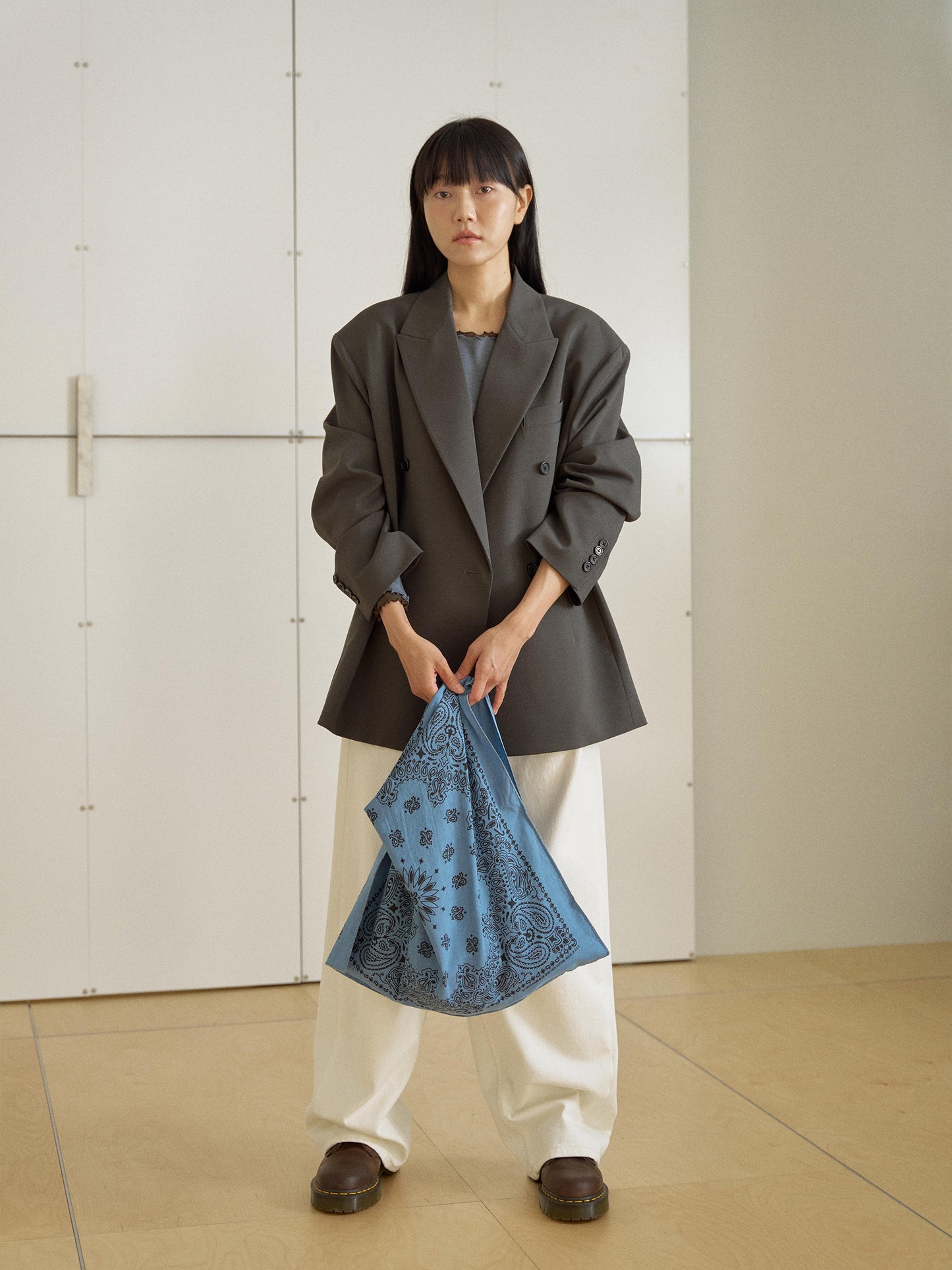 Pigment Square Bag-Blue