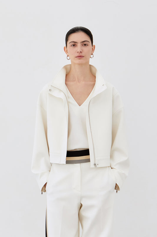 【BLOSSOM H COMPANY 2025SS】BIEN CROP JUMPER