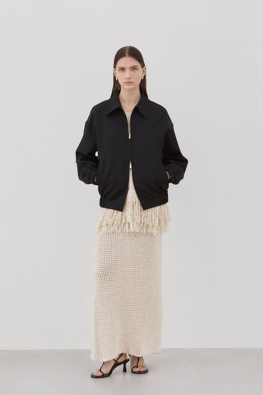 【BLOSSOM H COMPANY 2025SS】SKATCHY KNIT DRESS