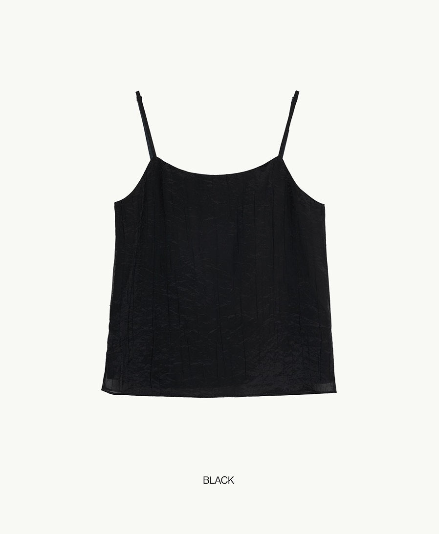 【BLOSSOM H COMPANY 2025SS】MOC WRINKLE SLEEVELESS