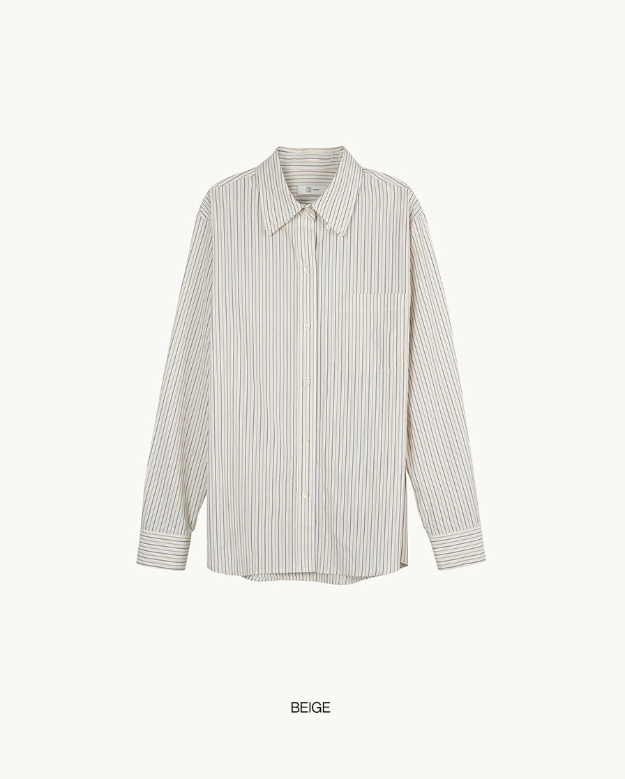 【BLOSSOM H COMPANY 2025SS】CODEL STRIPE SHIRT