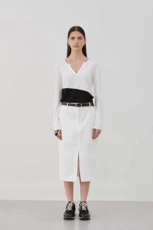 【BLOSSOM H COMPANY 2025SS】DERE MIDI SKIRT