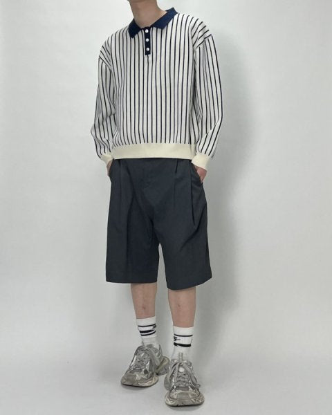 Loader Stripe Polo Knit
