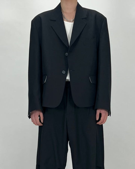 Pleat Cropped Jacket