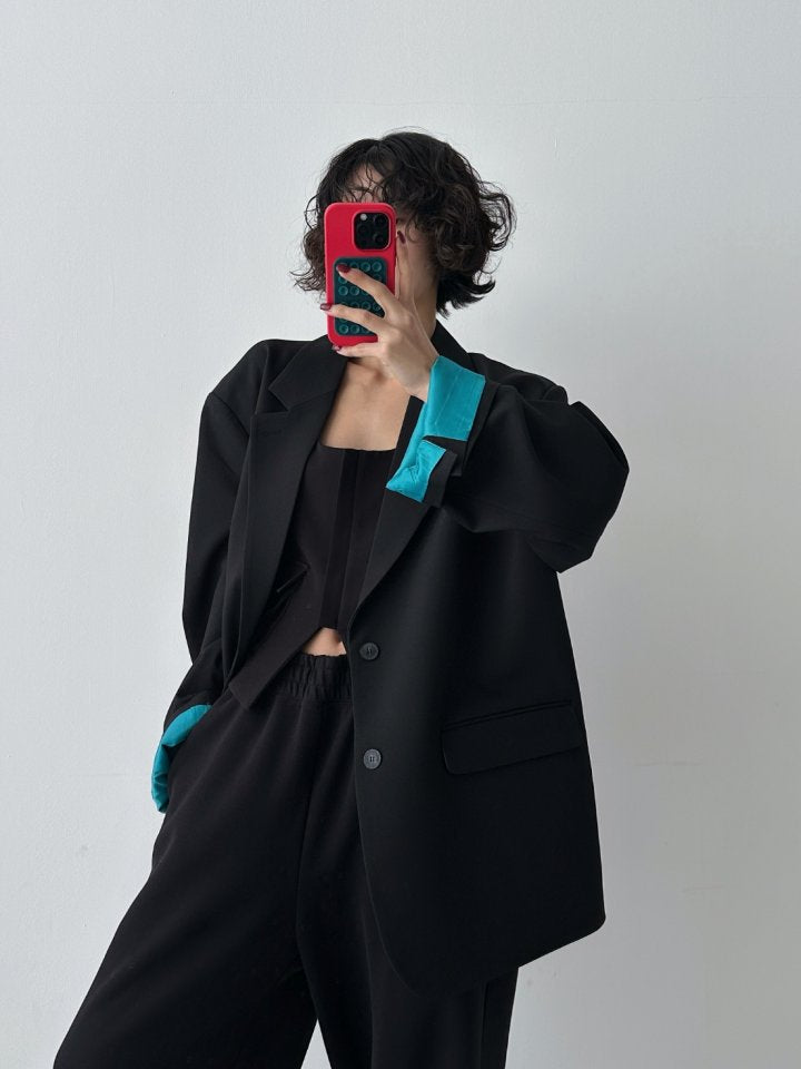 Nenz Loose-Fit Tailored Blazer