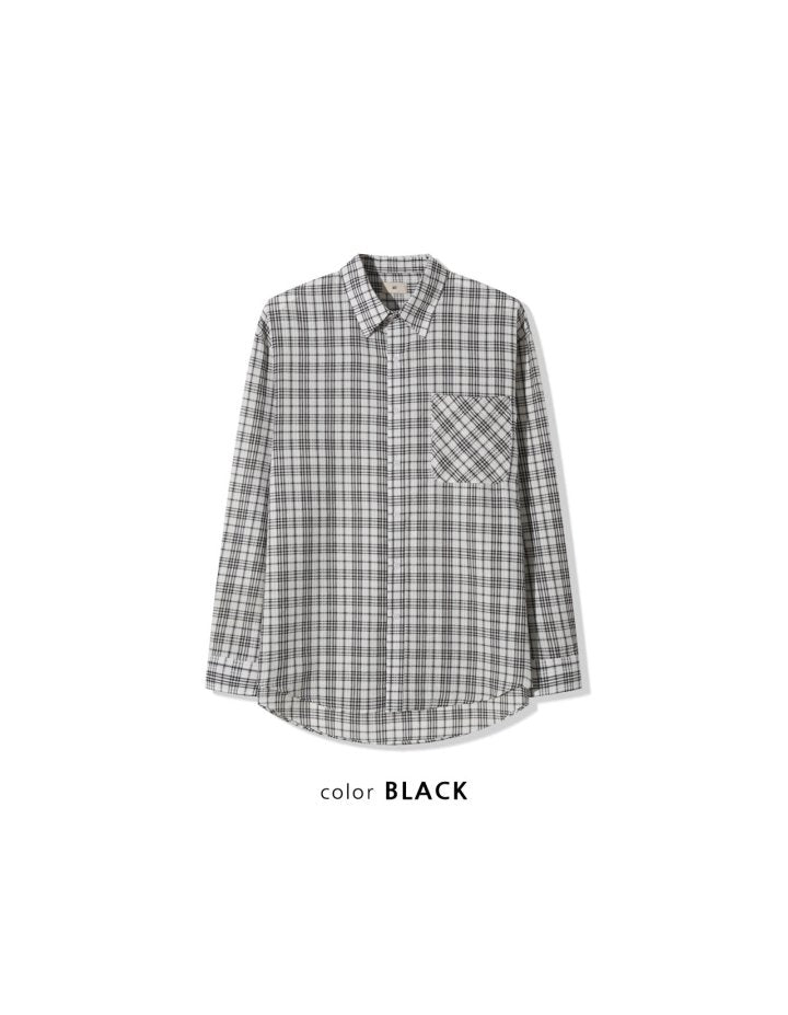 Sheer Over Check Shirts