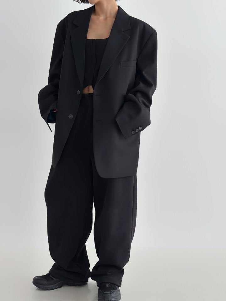 Nenz Loose-Fit Tailored Blazer
